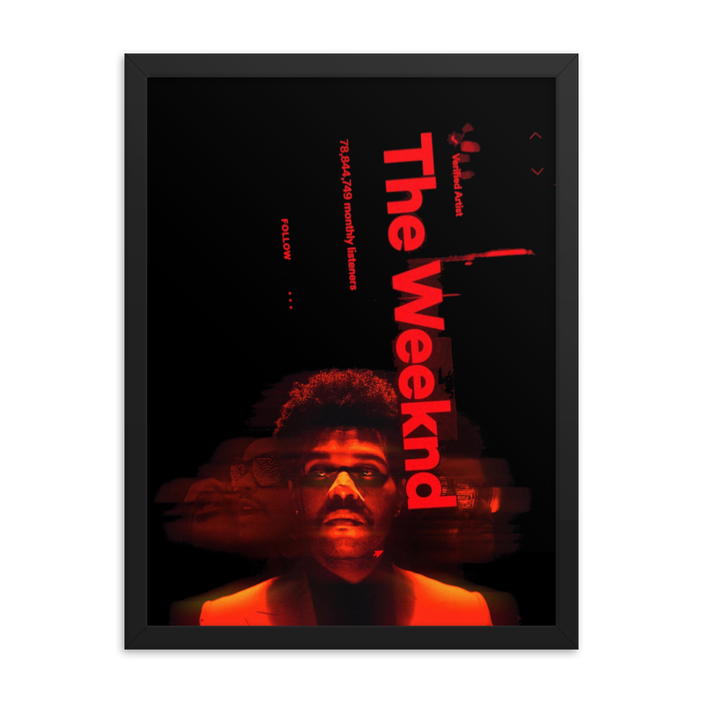The Weeknd Poster – Arts From Amsterdam