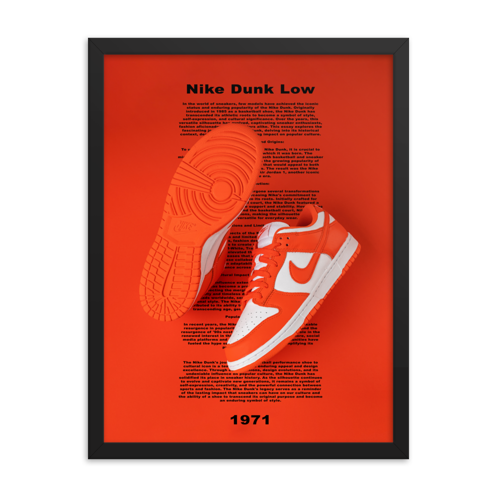 Nike Dunk Poster – Arts From Amsterdam